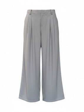 HALARA Waffle Pleated Pants in Grey - Size 1X